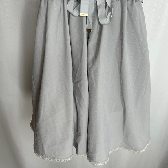 Secret Honey gray sleeveless dress ruffle Kawaii J Fashion - Picture 5 of 6